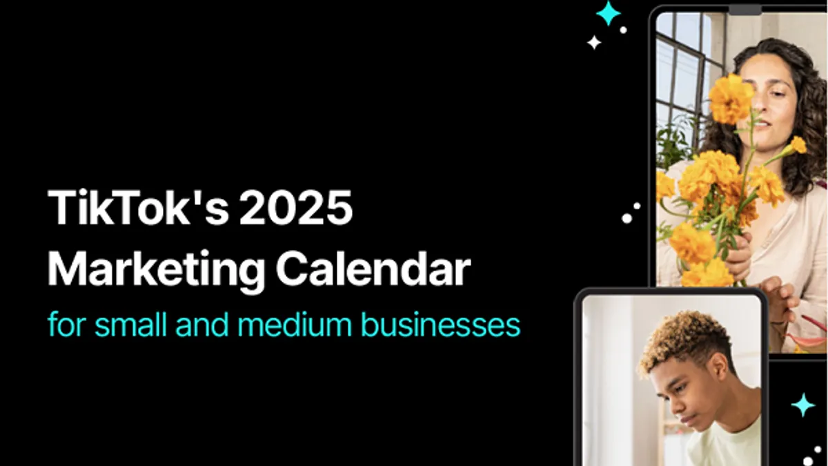 TikTok 2025 calendar