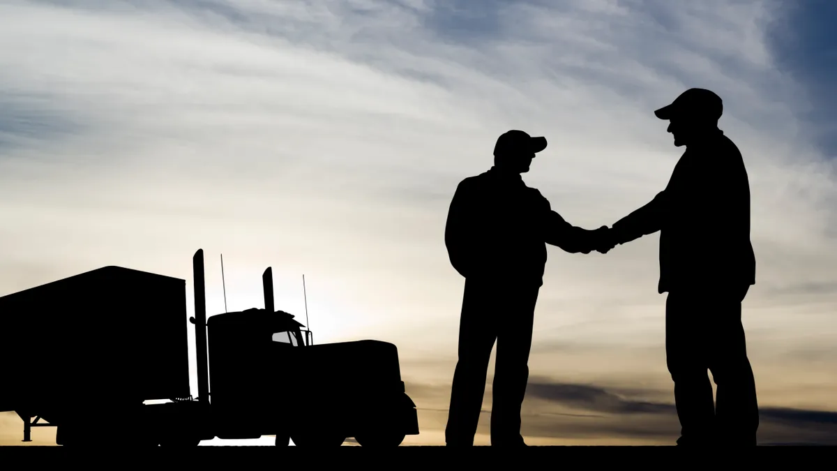 Trucking Success - stock photo