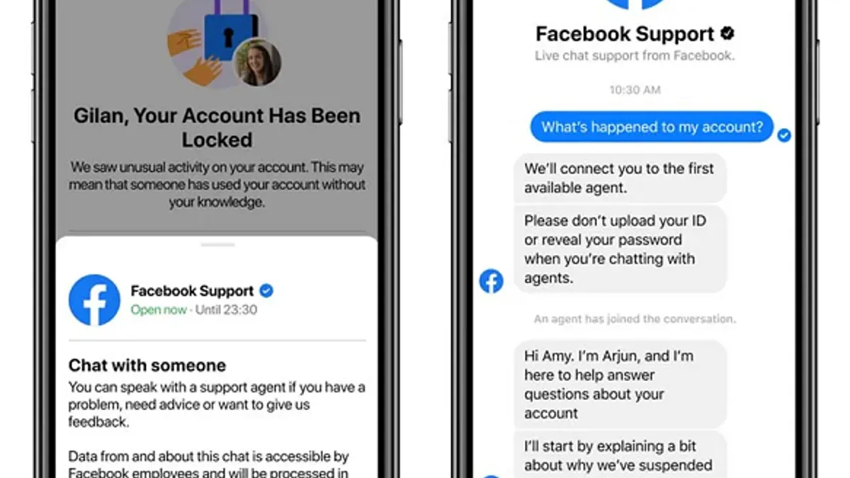 Facebook support tools