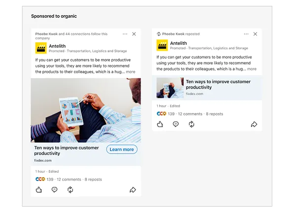 LinkedIn link preview update