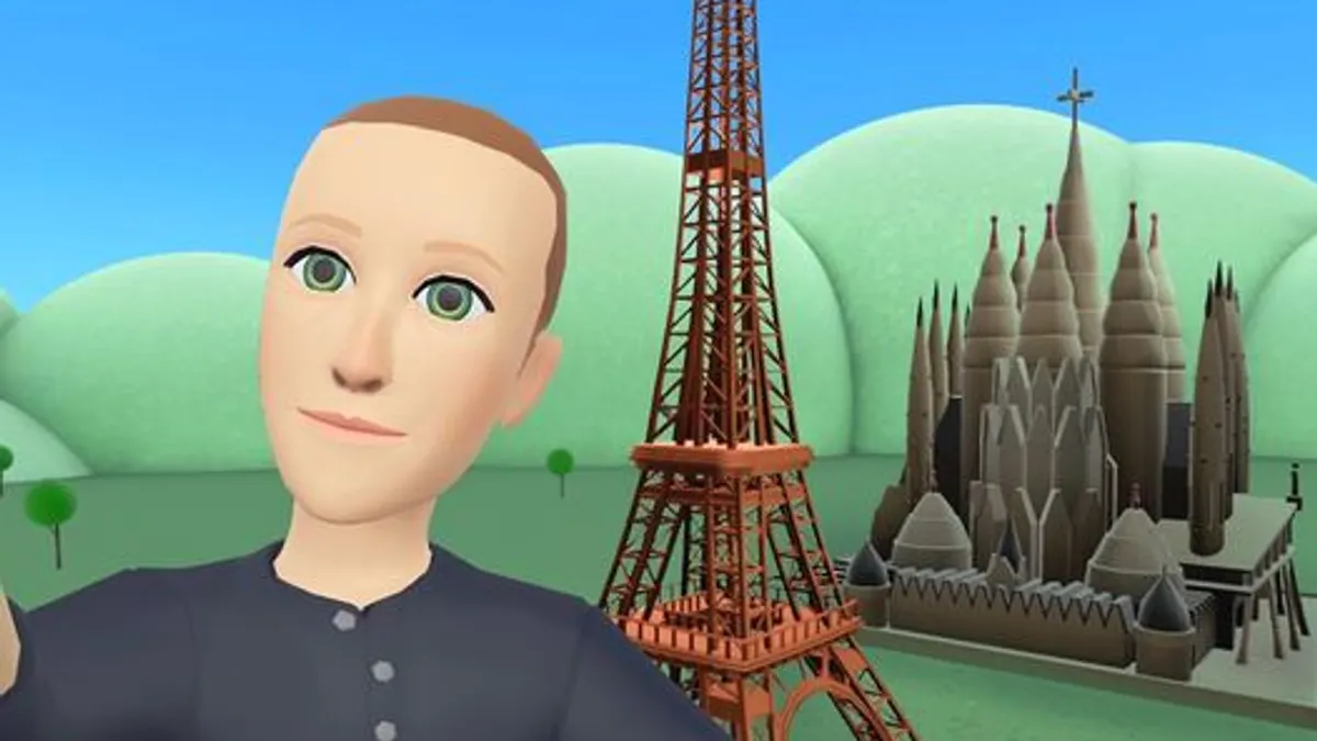 Mark Zuckerberg in the metaverse