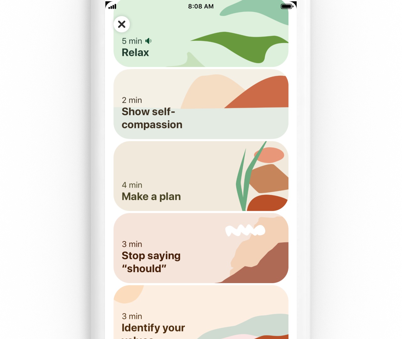 Pinterest self help exercises