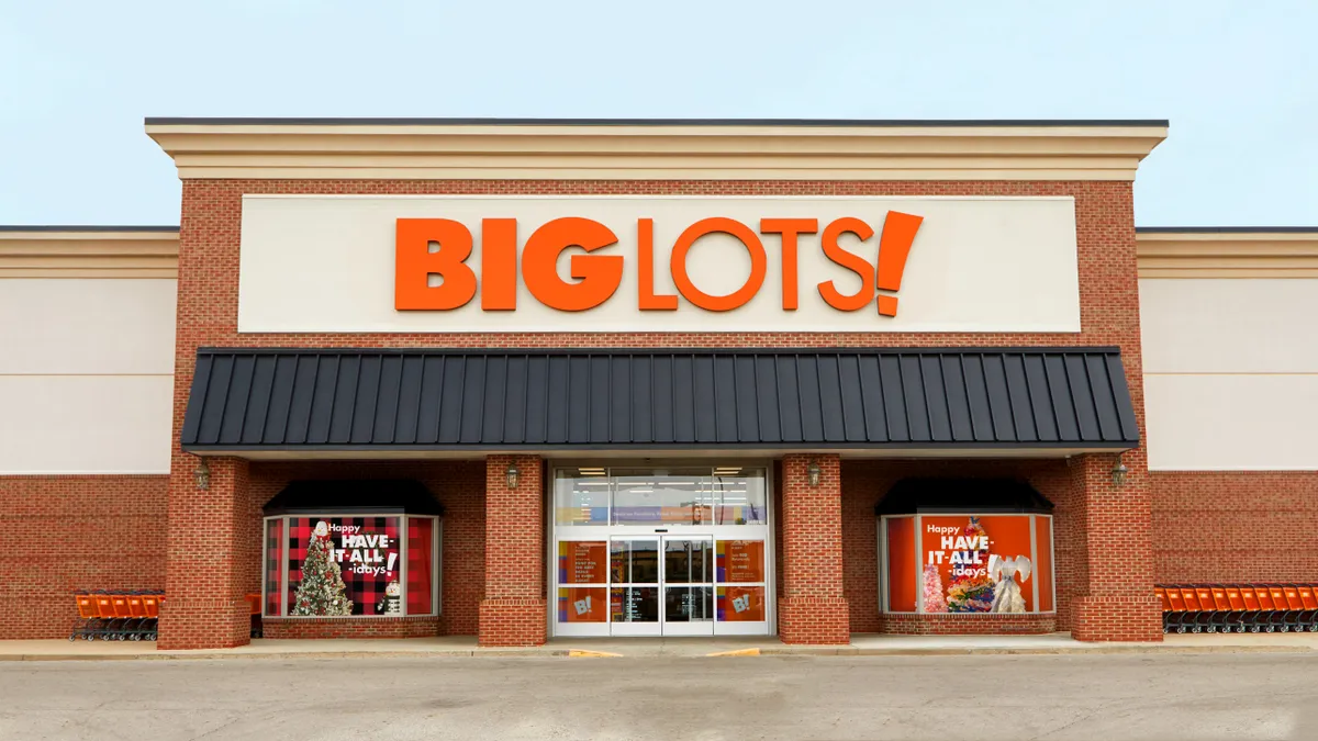 A photo of a Big Lots storefront.