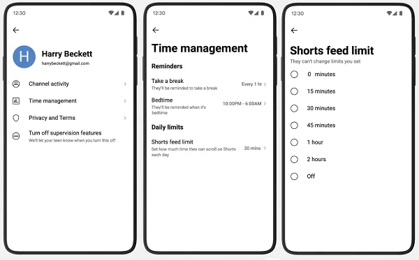 YouTube Shorts time limit