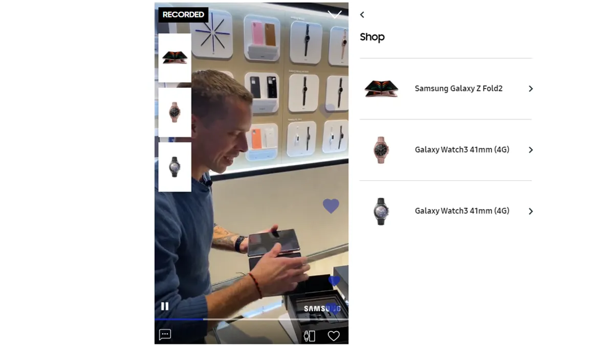 Samsung Shows Off Its New Foldable Phone Through Live Video Shopping Event