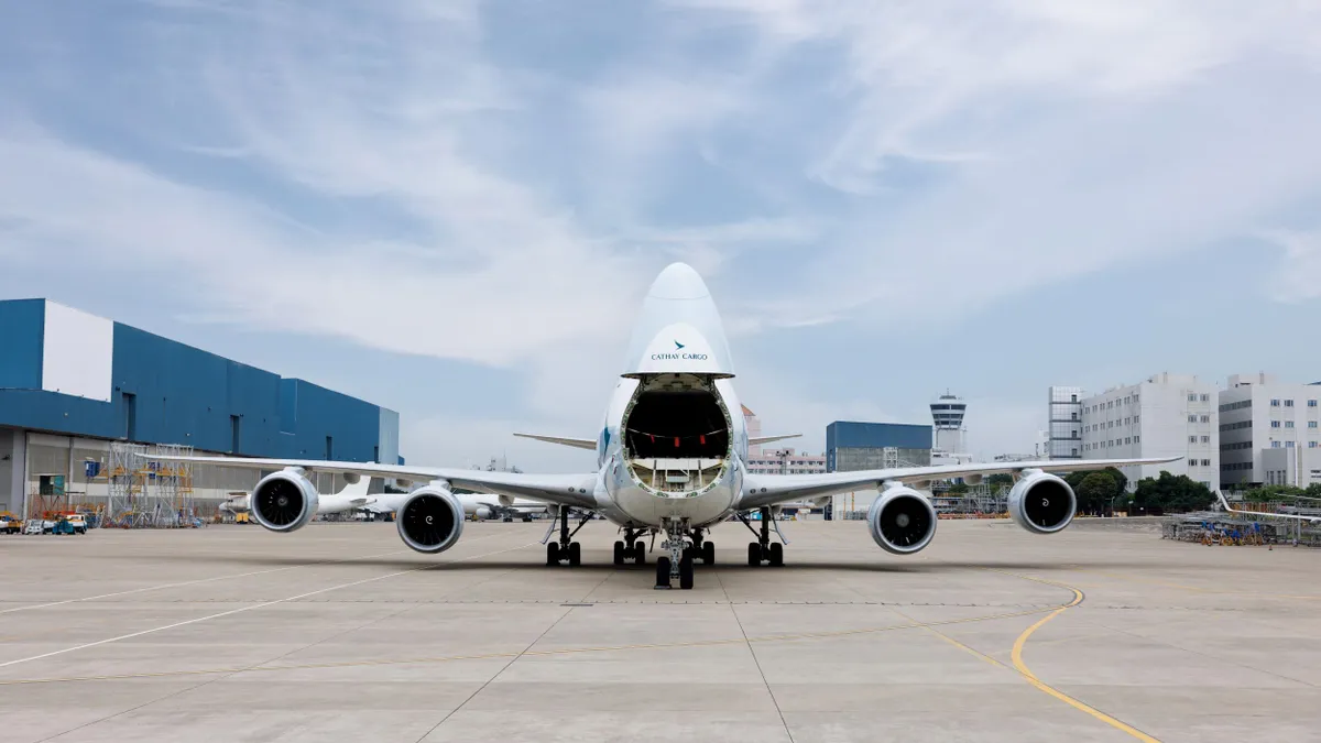 Cathay Cargo 747 Freighter on a tarmac