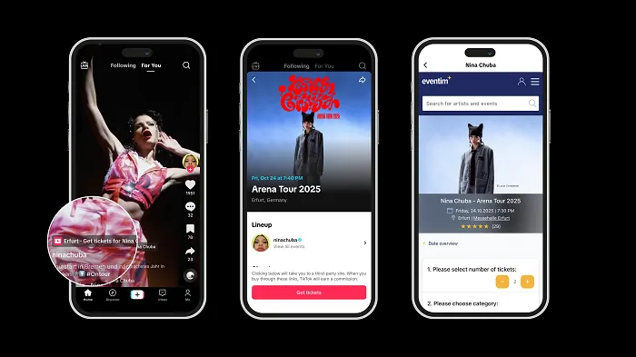 TikTok ticket sales