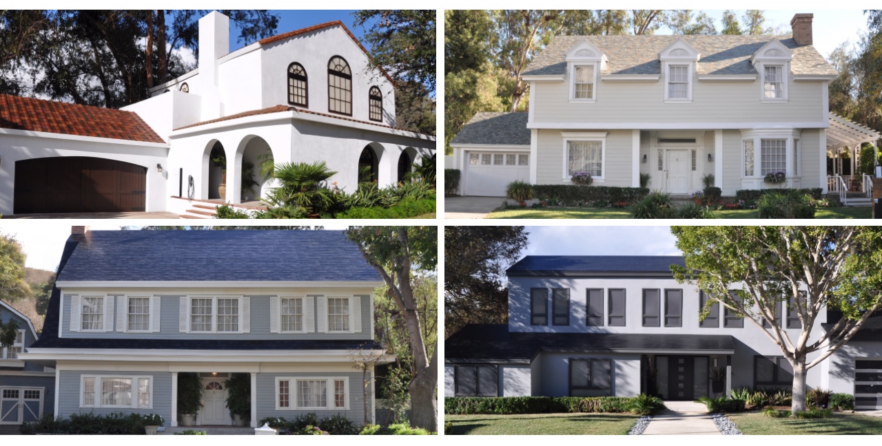 Tesla solar roof styles