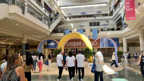 SHRM26 attendees walking through Orange County Convention Center in Orlando