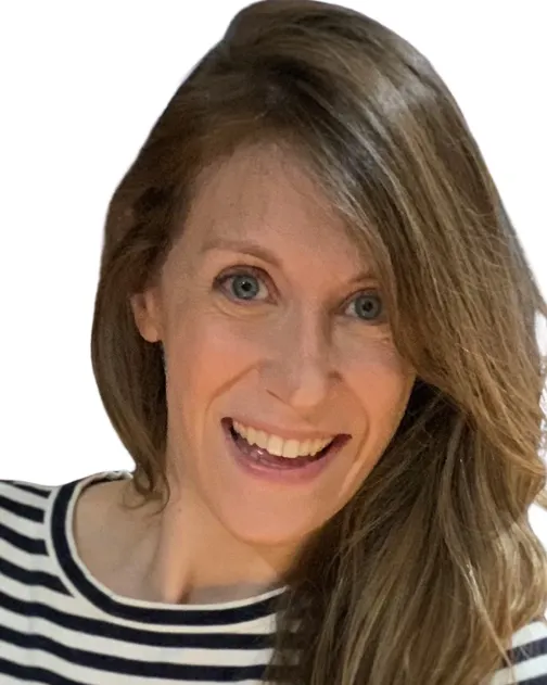 A portrait of a smiling person.