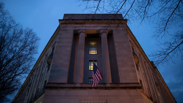 The Department of Justice in Washington, D.C.