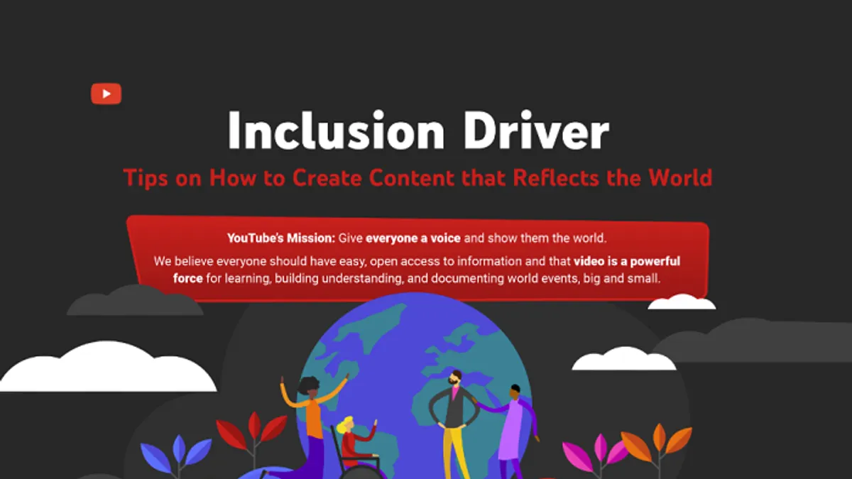 YouTube inclusion tips