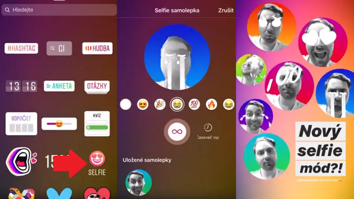Instagram Selfie Stickers Stories
