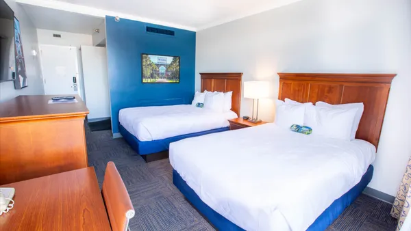 Inside of a guestroom