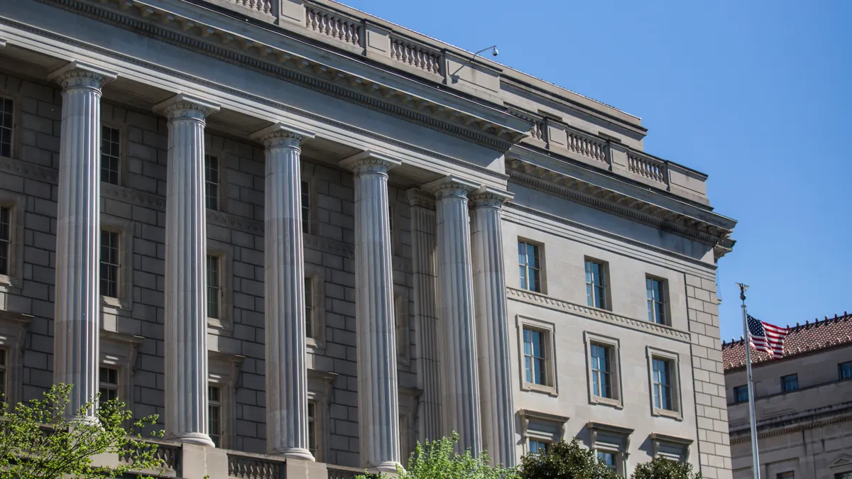 Image of the Internal Revenue Service building in Washington D.C.