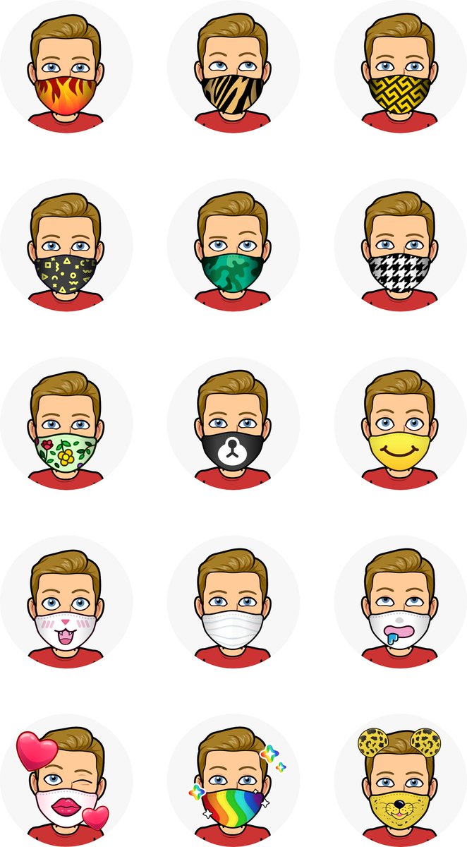 Snapchat Bitmoji masks