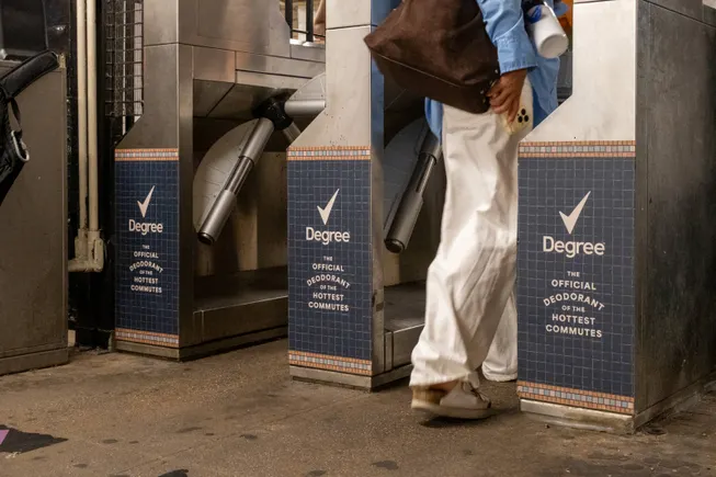 Degree sweats it out with subway commuters for New York summer campaign