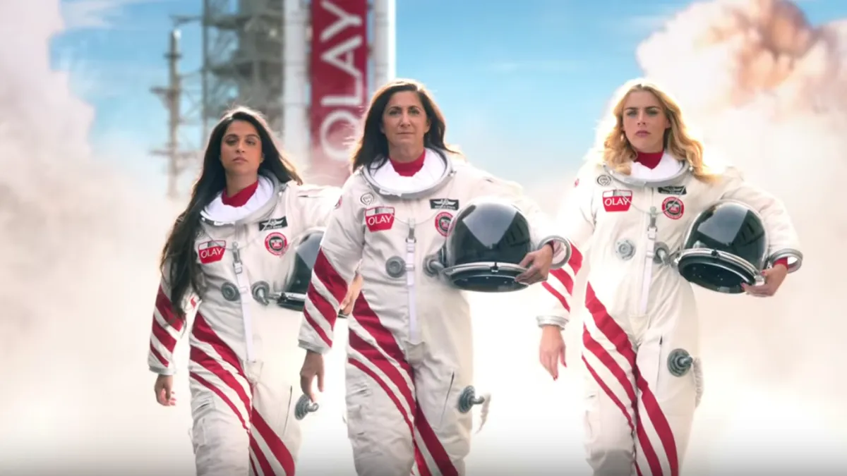 Olay's Super Bowl ad featured an all-female space crew