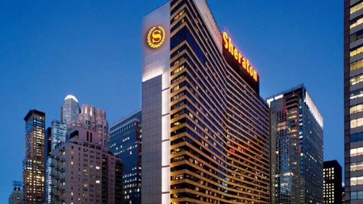 An exterior image of Sheraton New York Times Square.