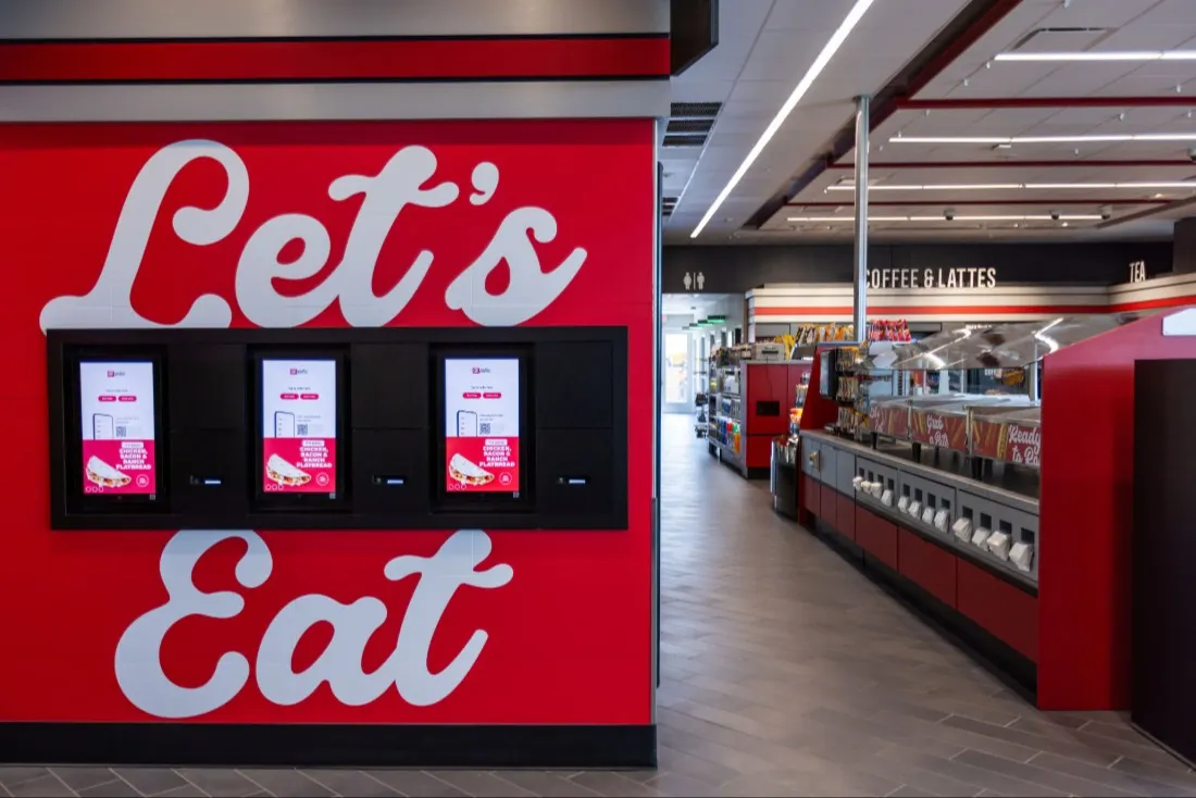 QuikTrip's ordering section at its Gen 4 store