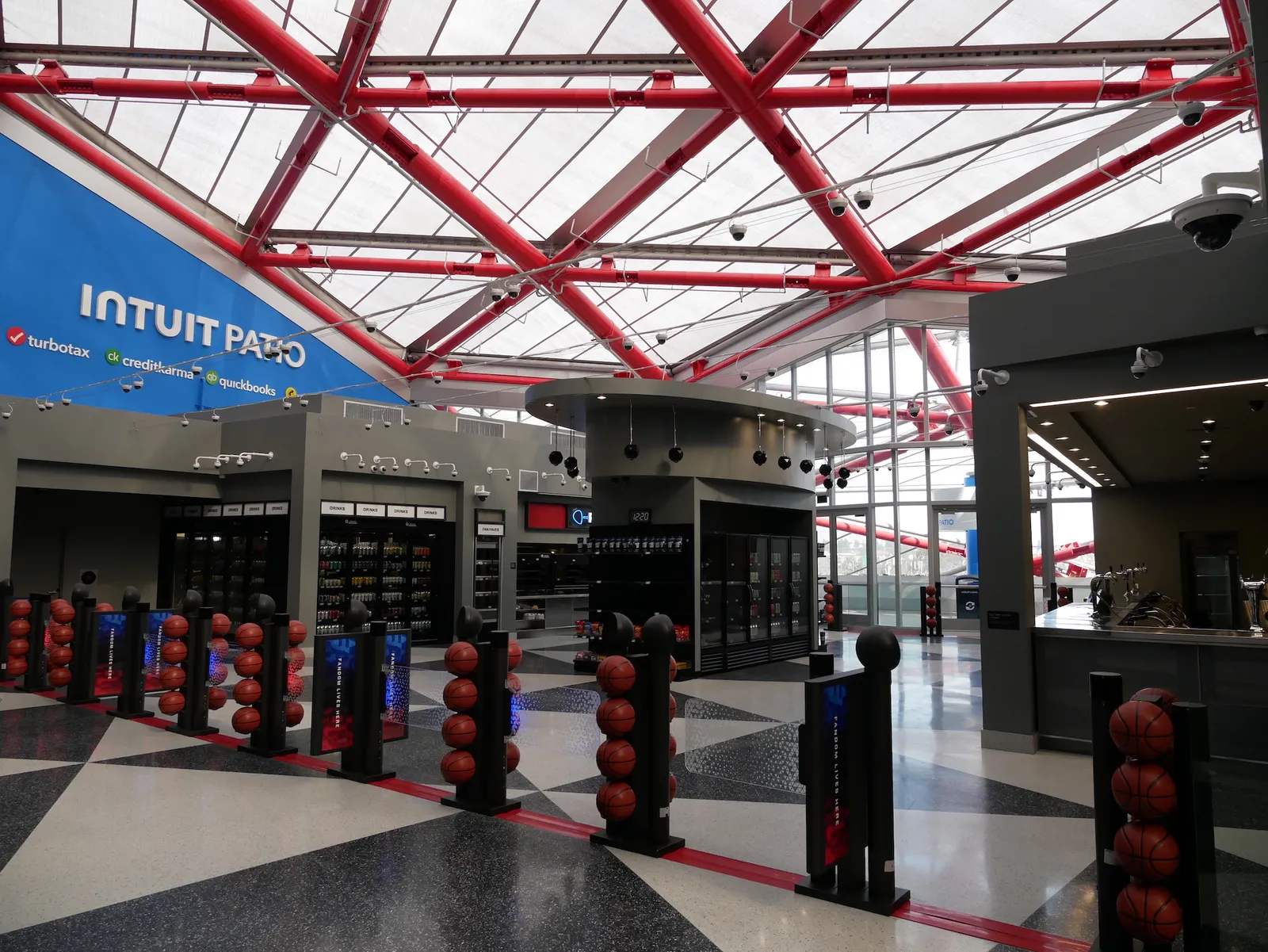 Inside the Intuit Dome in Los Angeles