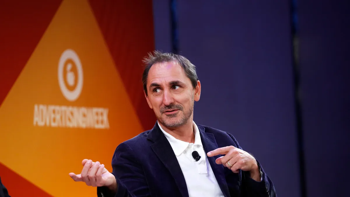 David Droga speaks onstage at the Fast Company Founders panel on the Times Center Stage during 2016 Advertising Week New York on September 27, 2016 in New York City.