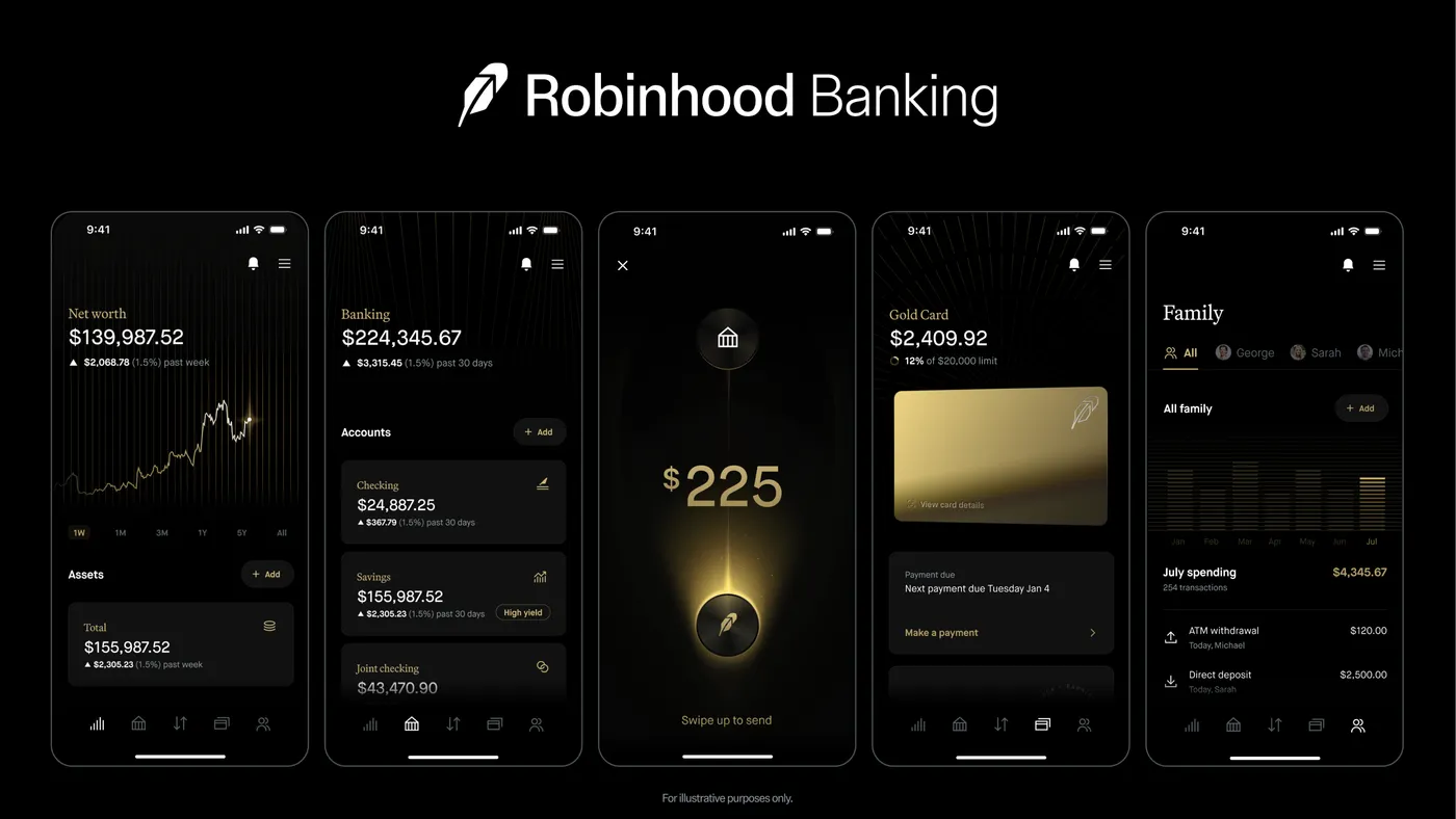Robinhood Banking platform
