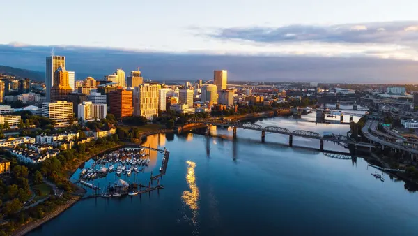 skyline of Portland, Oregon