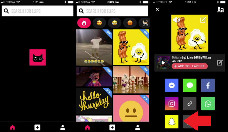 Snap Tunemoji integration