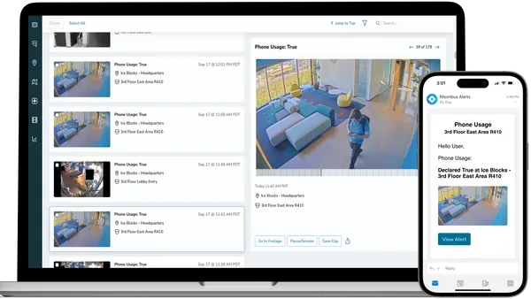 Rhombus Insights mockup
