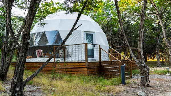 A geodome in nature