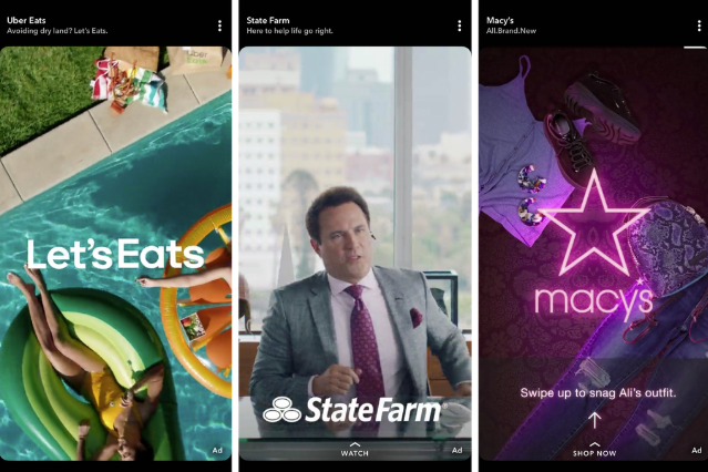 Snapchat ad extensions