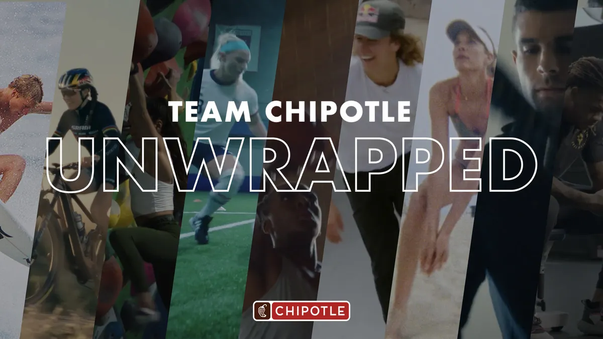 Team Chipotle banner retrieved by Marketing Dive on June 14, 2021