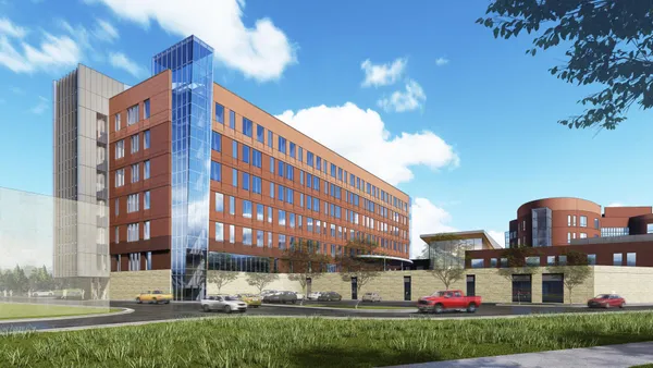 rendering of The $407 million Memorial Hospital expansion in Colorado Springs, Colorado.