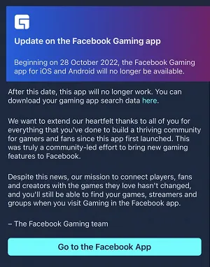Facebook Gaming