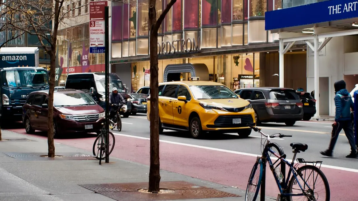 A New York City street.
