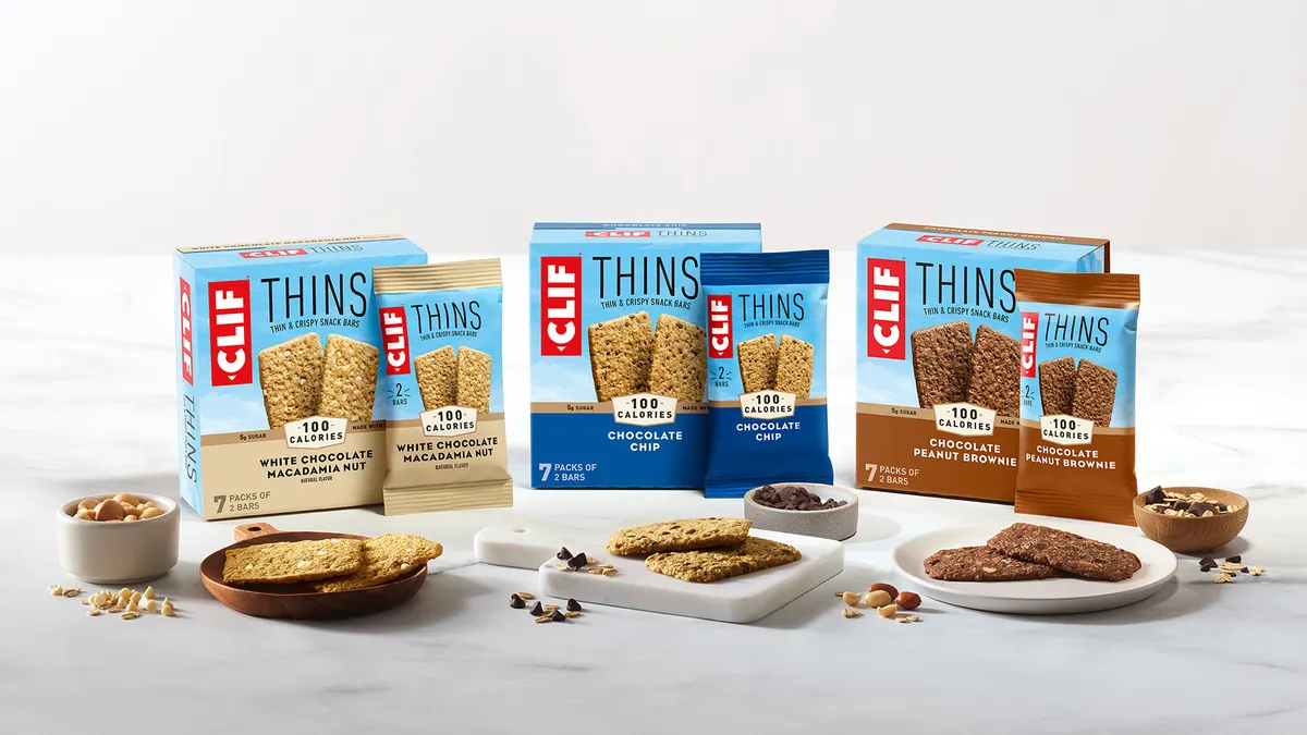 Clif Thins owned by Clif, which Mondelez International purchased in 2022