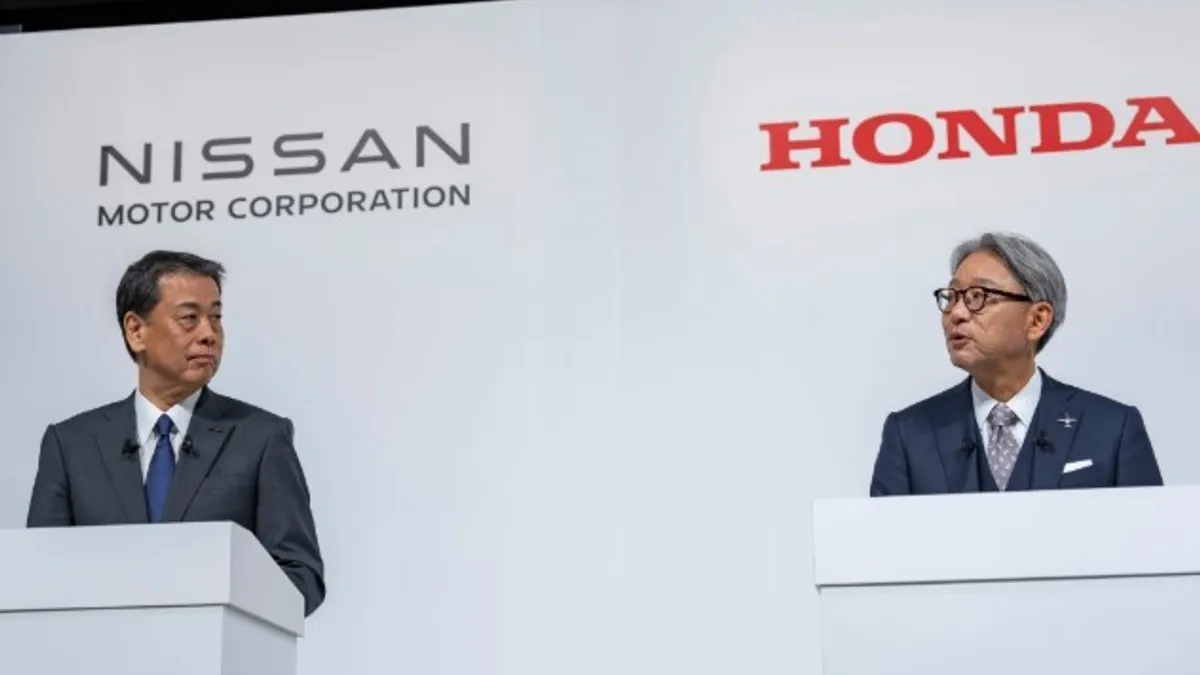 Nissan Honda merger press conference 2024