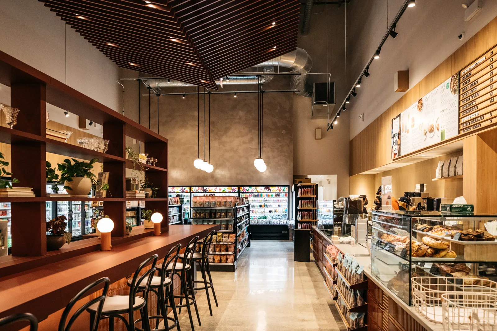 A photo of the interior of a Foxtrot Markets location.