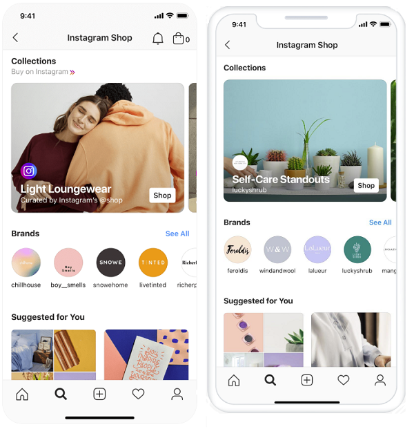 Instagram Shop in Explore