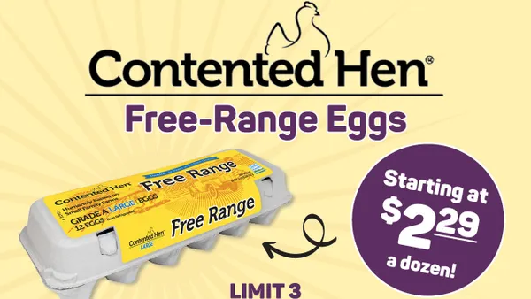Ad for Natural Grocers new limited-time discounted eggs