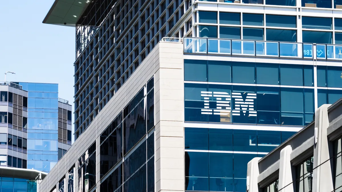 IBM headquarters located in downtown San Francisco is pictured on Aug. 21, 2019.