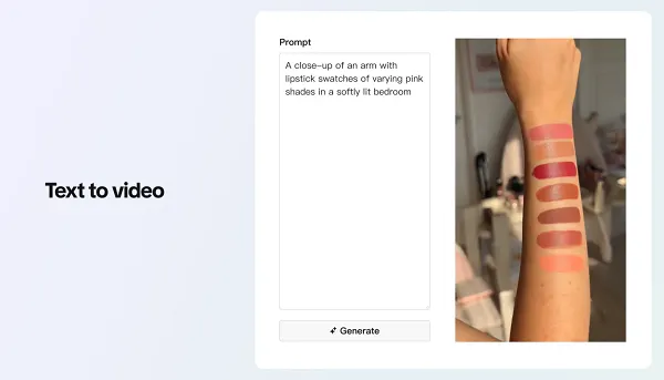 TikTok text to video