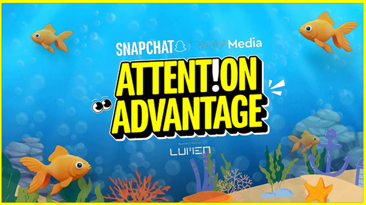 Snapchat audience attention report
