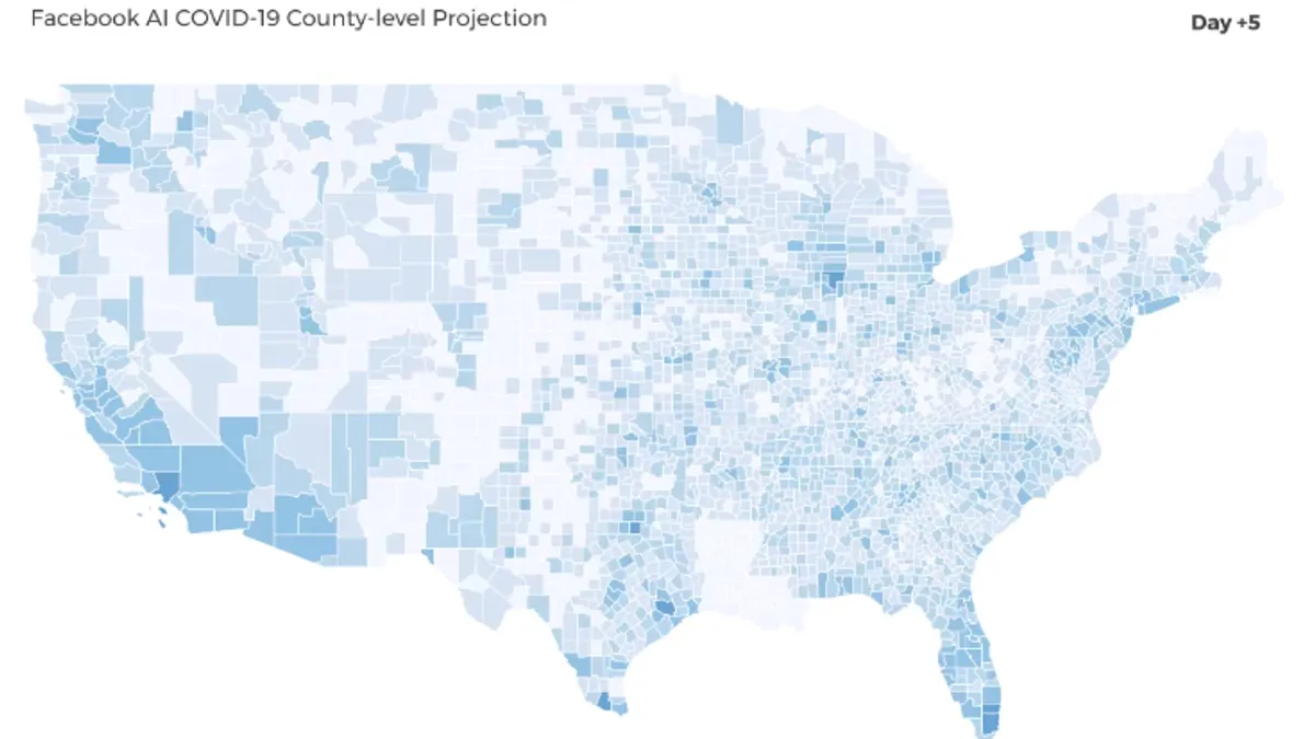 Facebook COVID-19 maps