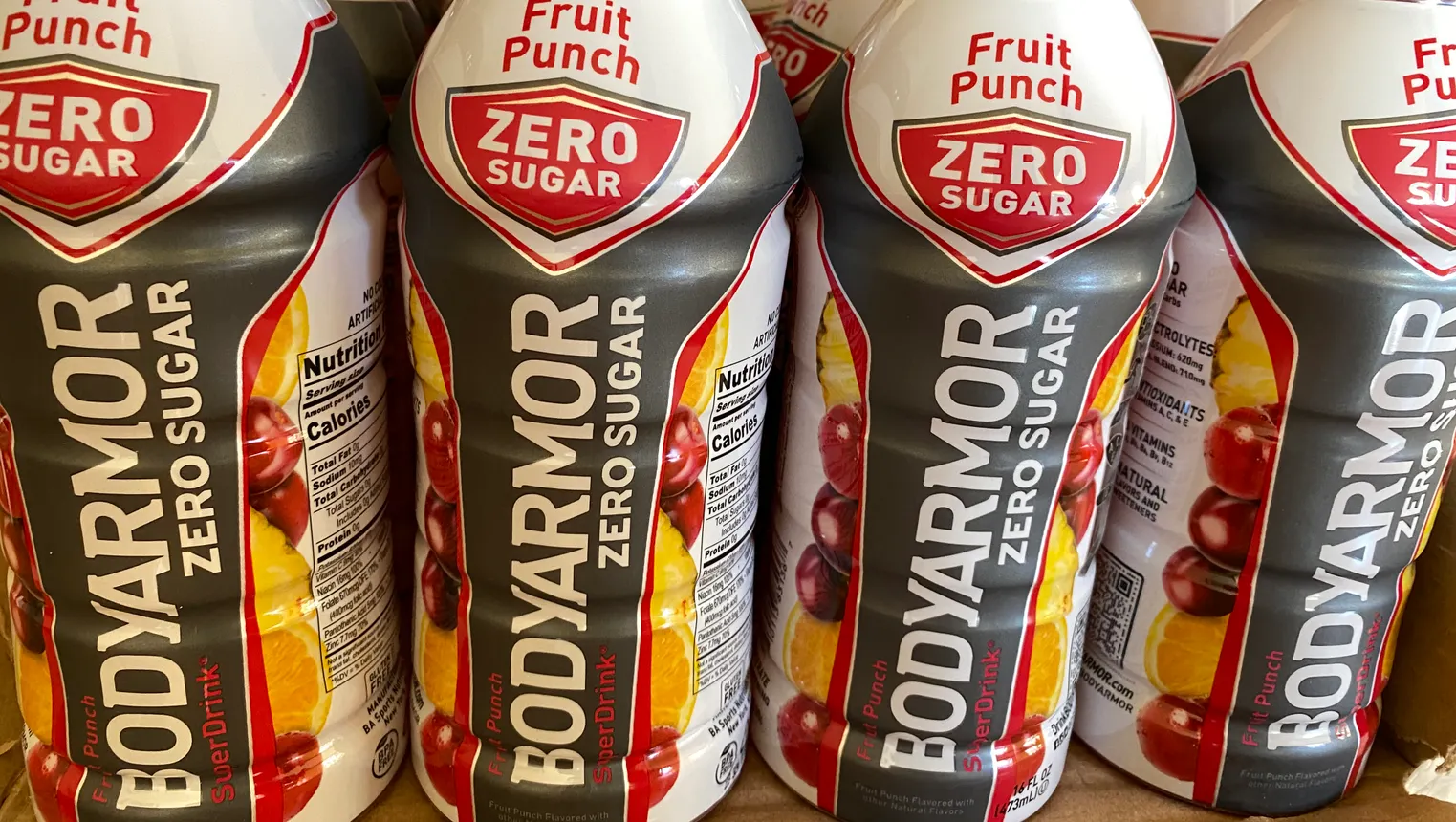 BodyArmor sports drink without sugar.