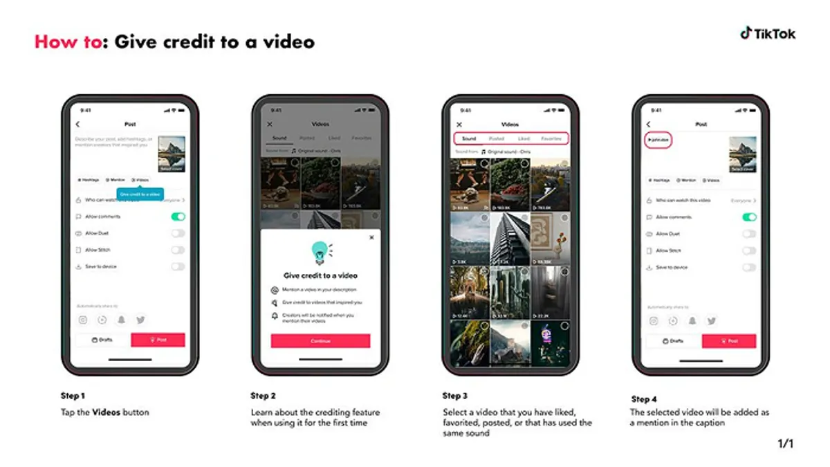 TikTok credit