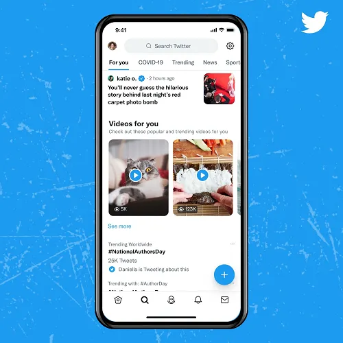 Twitter video update