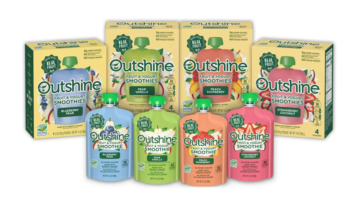 outshine, nestle
