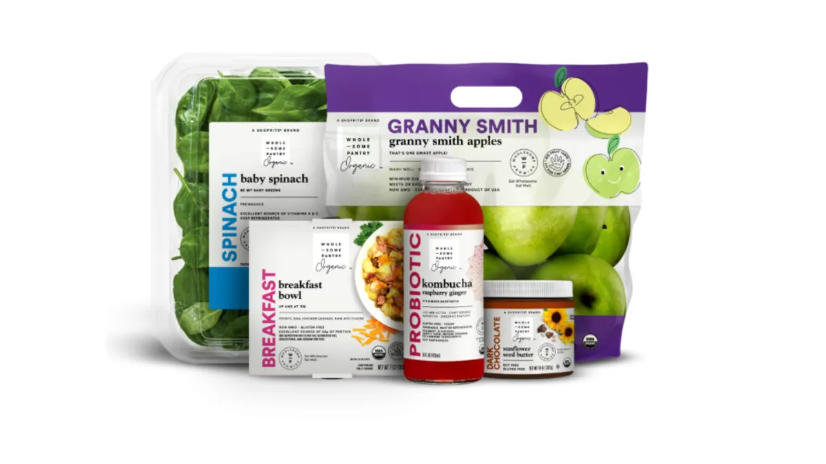 ShopRite's redesigned Wholesome Pantry private label look